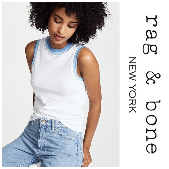 Rag & Bone Jolie Tank top - Bright white - Picture 2 of 8
